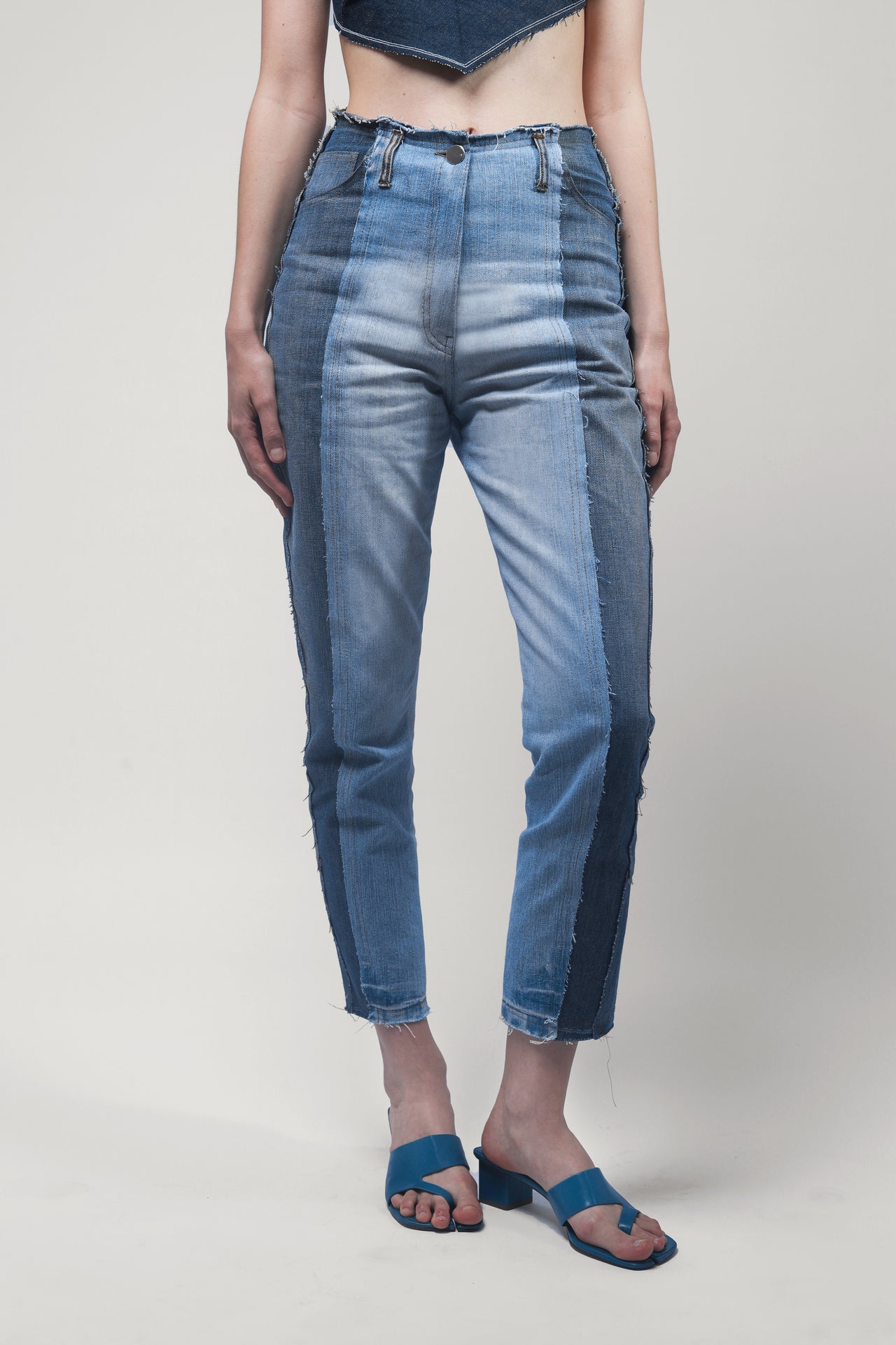 OCEAN WAVES WOMEN MOM JEANS