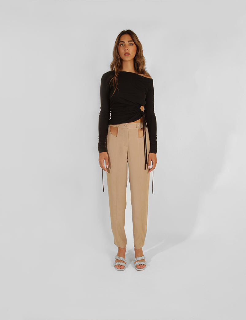 Shikka Beige Trousers