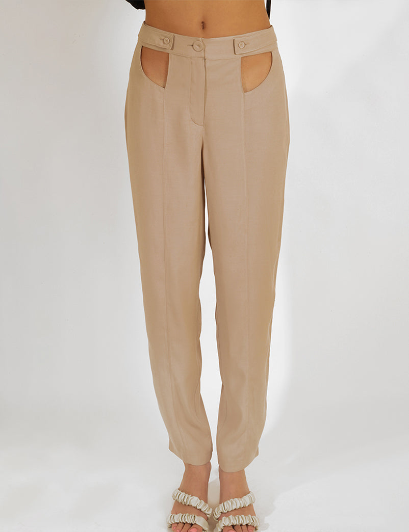 Shikka Beige Trousers